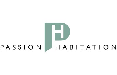 Logo header - Blanc - Passion Habitation
